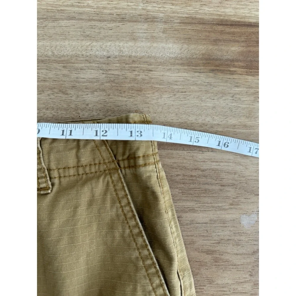 Old Navy‎ Boys Cargo Shorts Size 12 Tan Brown Cotton Casual Utility Ripstop